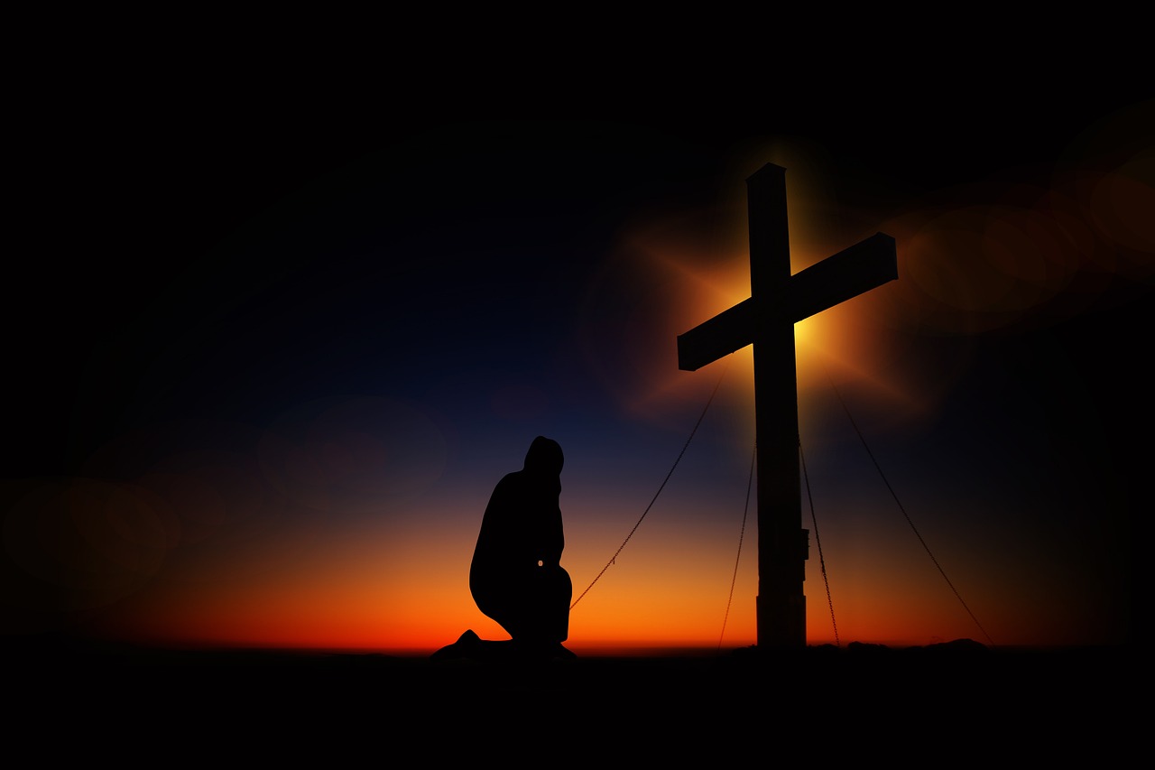 cross, sunset, humility-1448946.jpg